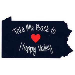 Take Me Back to Happy Valley decal image